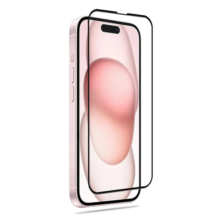 MOCOLO 25Pcs For iPhone 15 Plus Screen Protector HD Clarity Tempered Glass Film - Black - 5