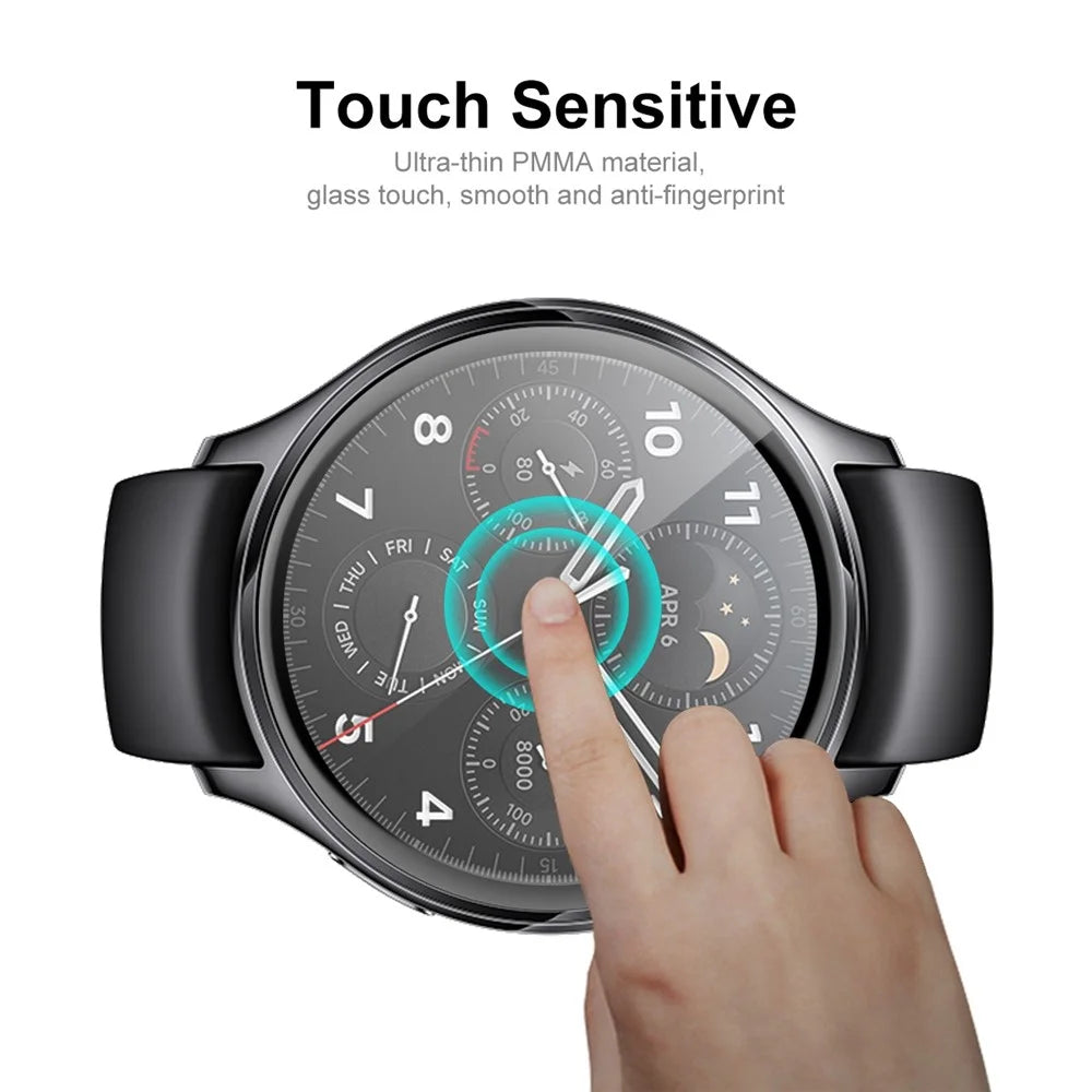 ENKAY HAT PRINCE for Xiaomi Watch S1 Pro HD Clear Screen Protector Full Cover Anti-scratch 3D Curved Soft PC Edge + PMMA Film - 4