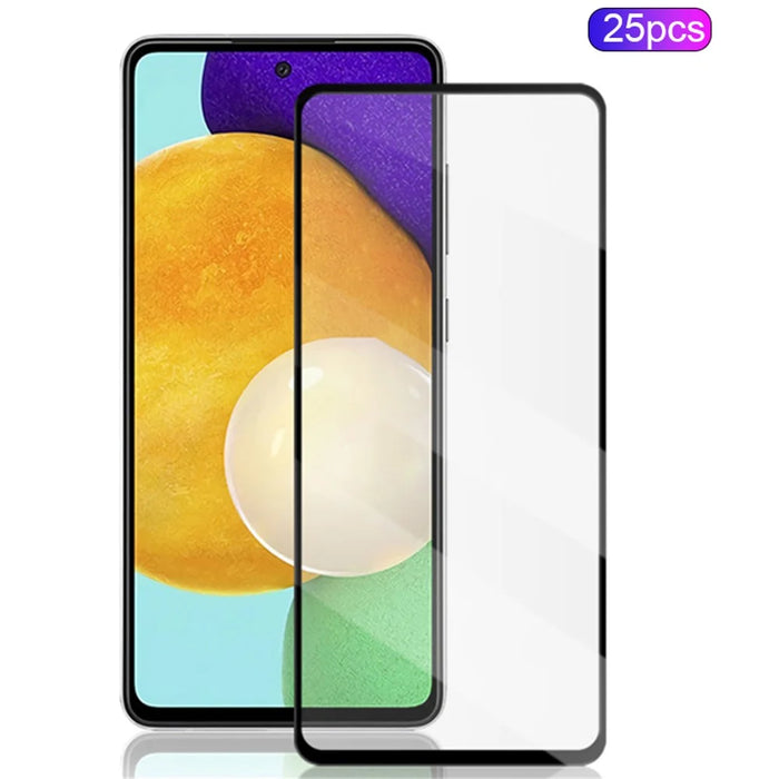 MOCOLO 25Pcs For Samsung Galaxy A54 5G Screen Protector Full Coverage Tempered Glass Film - Black - 1