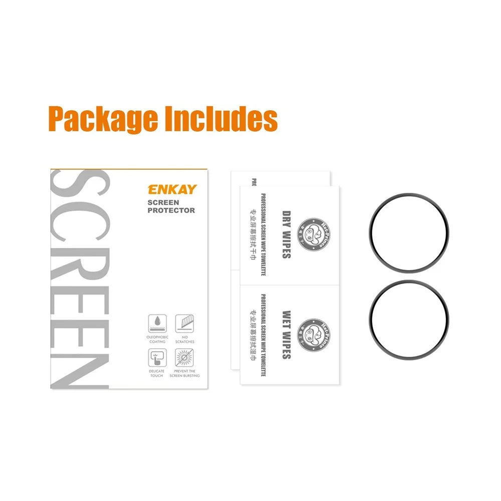 ENKAY HAT PRINCE 2Pcs / Set for Xiaomi Watch S1 Pro Full Cover Screen Protector 3D Curved Soft PC Edge HD Clear PMMA Film - 6