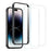 NORTHJO 2Pcs A+ For iPhone 14 Pro Clear Screen Protector 0.3mm 2.5D Tempered Glass Film with Installation Tool - 2