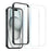 NORTHJO 2Pcs A+ For iPhone 15 Clear Screen Protector 0.3mm 2.5D Tempered Glass Film with Installation Tool - 2