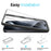NORTHJO 2Pcs A+ For iPhone 15 Pro Max Screen Protector Silk Printing Film with Installation Alignment Frame - 2