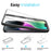 NORTHJO 2Pcs A+ For iPhone 14 Screen Protector with Installation Frame 2.5D High Aluminum-Silicon Glass - 2