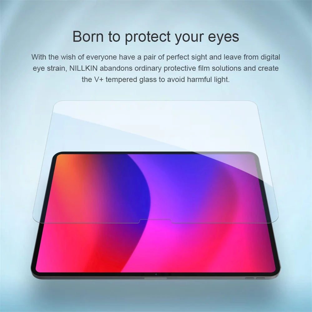 NILLKIN V+ For iPad Pro 13 (2025) / 13 (2024) / Air 13 (2026) / (2025) / (2024) Screen Protector Anti Blue Light AGC Glass Screen Film - 7