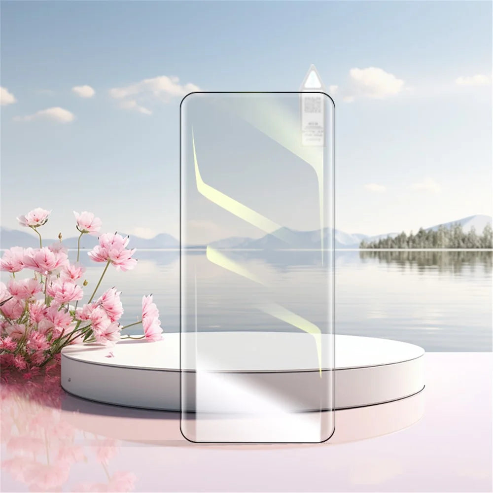 RURIHAI For For Honor 200 Pro 5G Screen Protector 3D Curved Full Coverage HD Clear (Support Fingerprint Unlock) - 3
