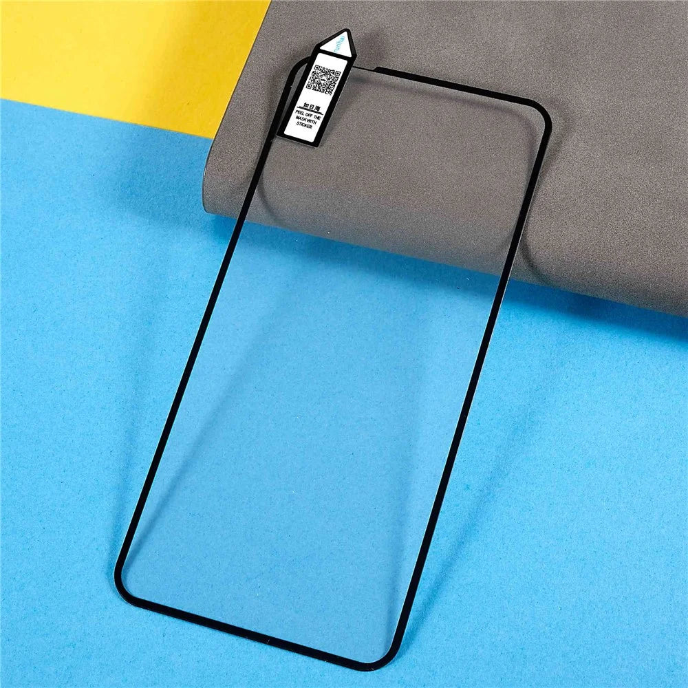 RURIHAI for Nothing phone (1) 5G Full Covering Anti-stains Secondary Hardening Aluminum-silicon Glass Film, Black Edge 2.5D Full Glue HD Screen Protector - 6
