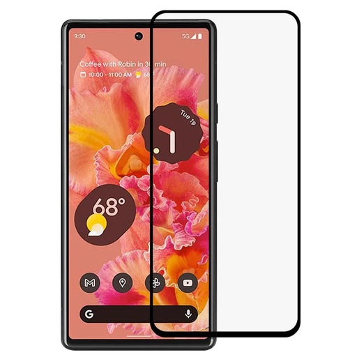 RURIHAI for Google Pixel 7 5G Full Covering Anti-abrasion Secondary Hardening 2.5D Full Glue HD Screen Protector Aluminum-silicon Glass Film - 1