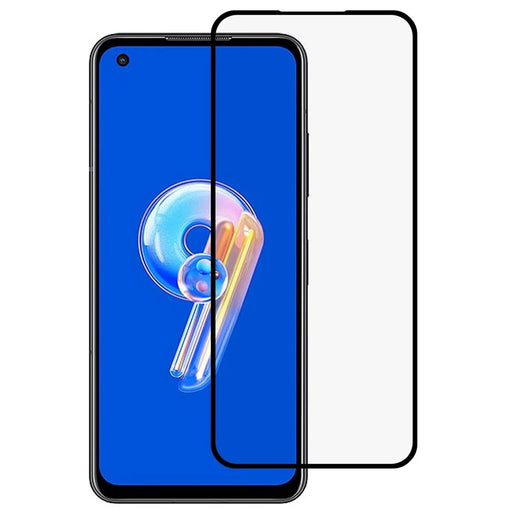 RURIHAI for Asus Zenfone 9 5G Full Covering Anti-dust Secondary Hardening Aluminum-silicon Glass Film, Anti-abrasion 2.5D Full Glue HD Screen Protector - 1