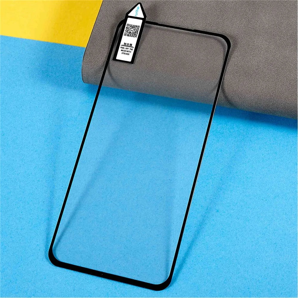 RURIHAI for Asus Zenfone 9 5G Full Covering Anti-dust Secondary Hardening Aluminum-silicon Glass Film, Anti-abrasion 2.5D Full Glue HD Screen Protector - 6