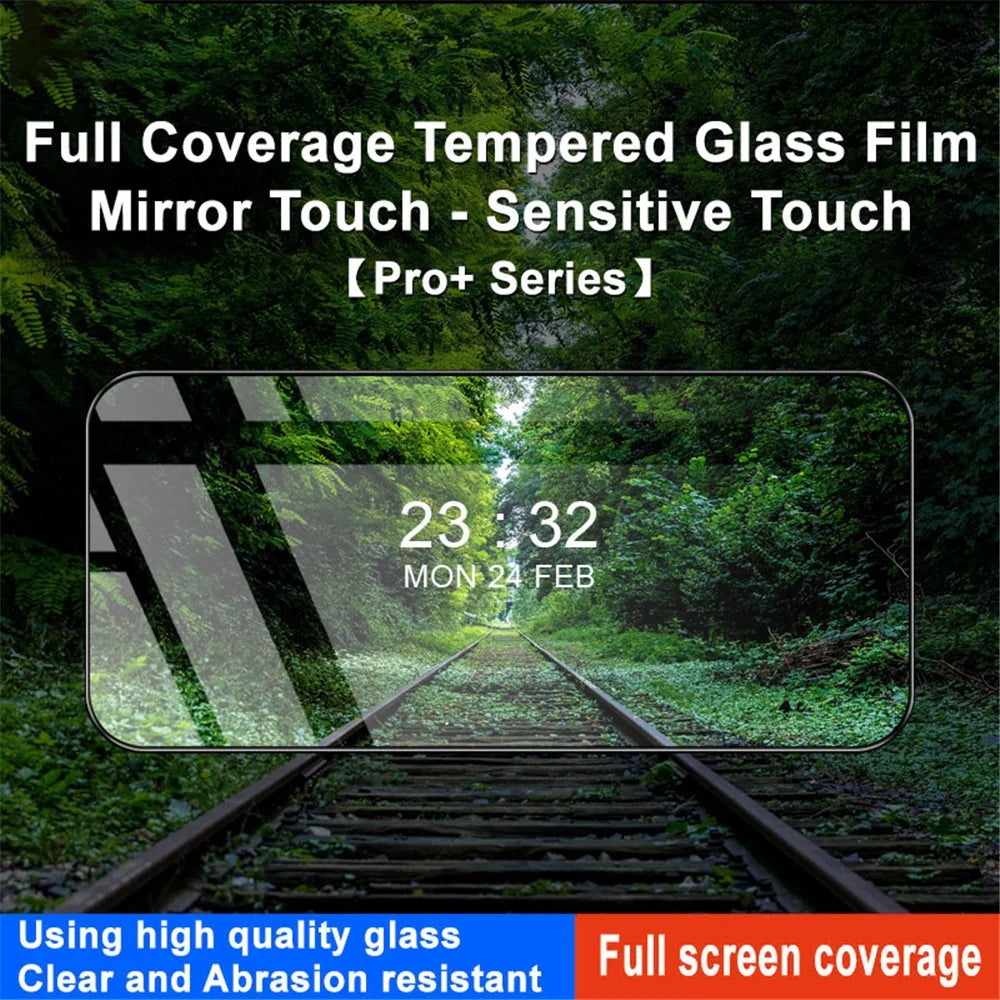 IMAK Pro+ Series For Google Pixel 9 / 9 Pro / Motorola Edge (2026) Full Screen Protector HD Clear Tempered Glass Film - 3