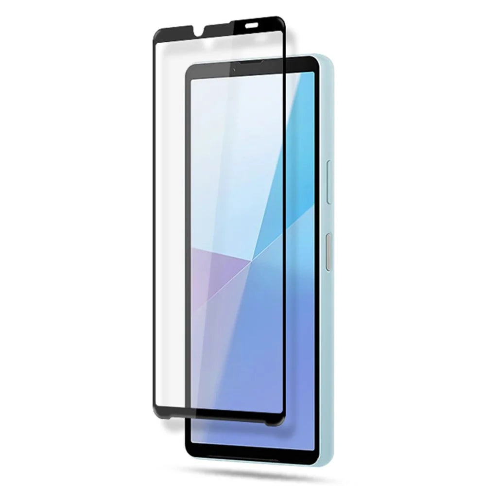 MOCOLO For Sony Xperia 10 VI Screen Protector HD Clarity Black Edges Tempered Glass Film - Black - 3
