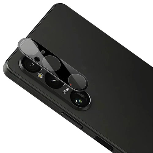 IMAK For Sony Xperia 1 VI Tempered Glass Camera Lens Protector Anti-Scratch (Black Version) - 1