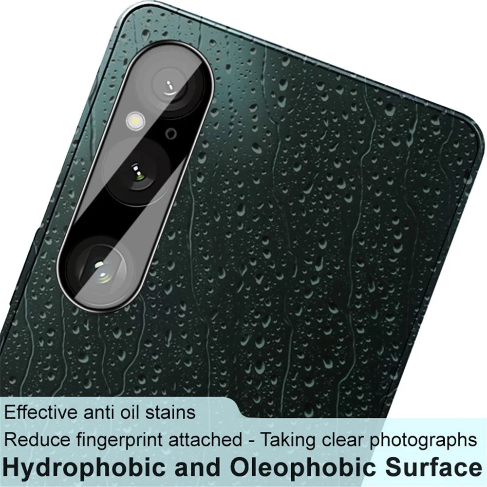 IMAK For Sony Xperia 1 VI Tempered Glass Camera Lens Protector Anti-Scratch (Black Version) - 3