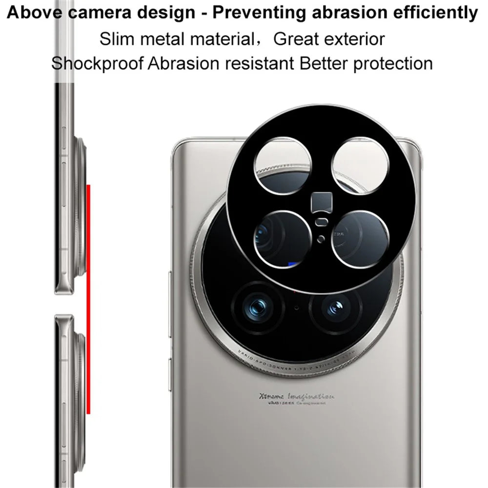 IMAK For vivo X100 Ultra 5G Metal Camera Lens Protector Rear Lens Cover - 3