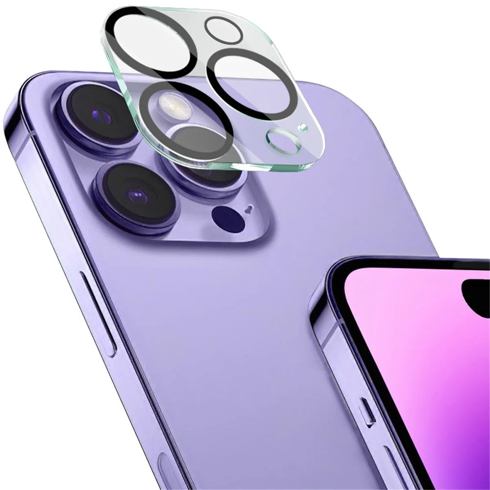 IMAK For iPhone 16 Pro / 16 Pro Max Tempered Glass HD Camera Lens Protector + Acrylic Lens Cap - 4