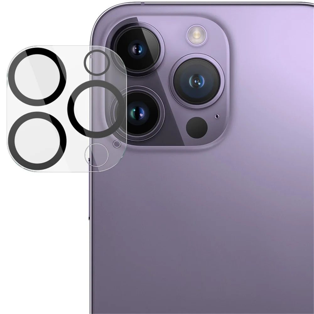 IMAK For iPhone 16 Pro / 16 Pro Max Tempered Glass HD Camera Lens Protector + Acrylic Lens Cap - 5