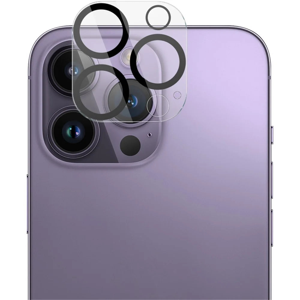 IMAK For iPhone 16 Pro / 16 Pro Max Tempered Glass HD Camera Lens Protector + Acrylic Lens Cap - 6