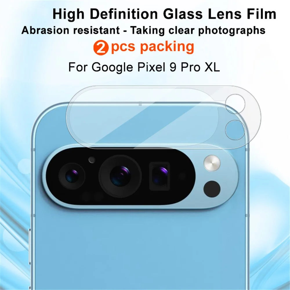 IMAK 2Pcs  /  Set for Google Pixel 9 Pro XL Camera Lens Protector Tempered Glass Rear Lens Film - 2