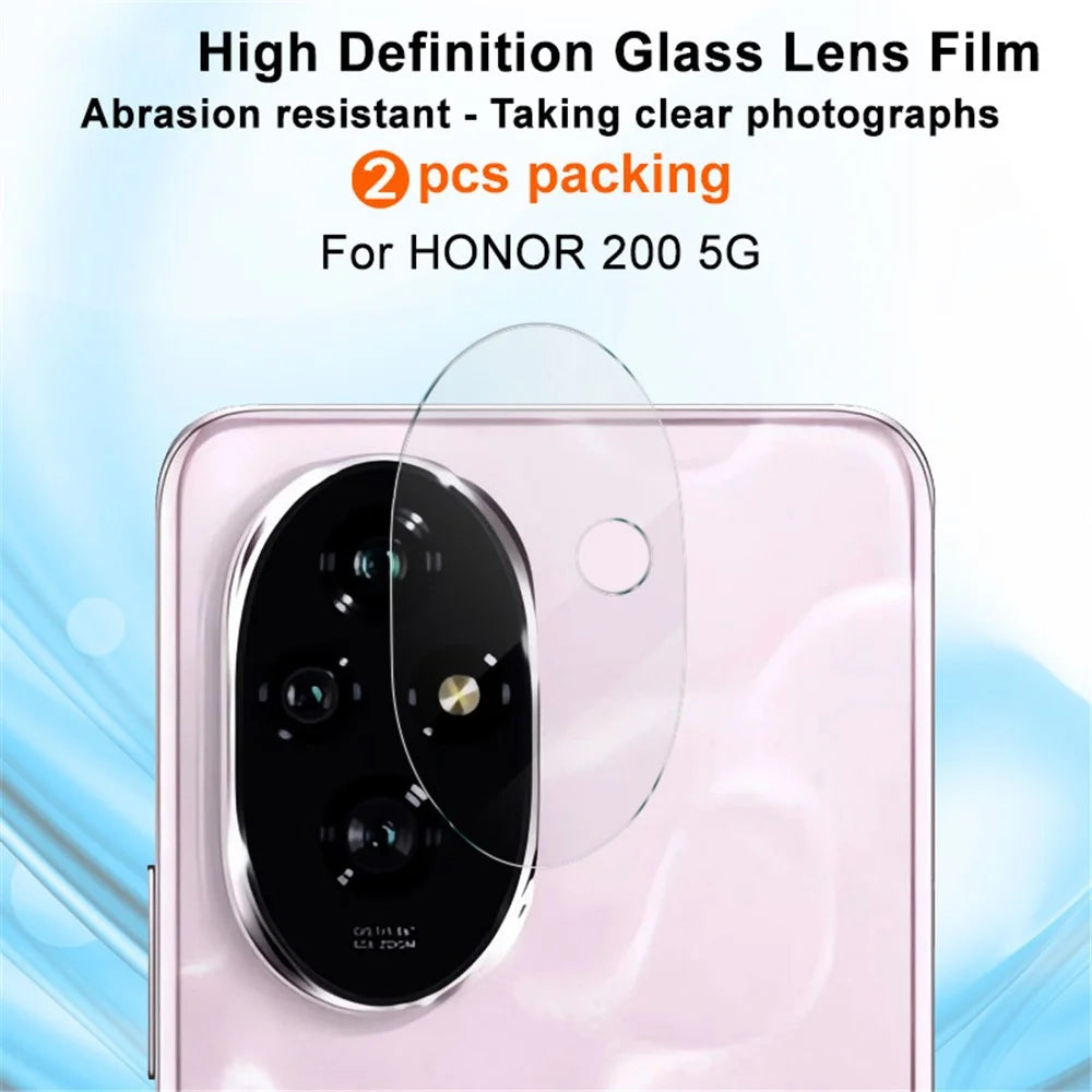 IMAK 2Pcs / Set for Honor 200 5G Camera Lens Protector Tempered Glass, Anti-Scratch - 2