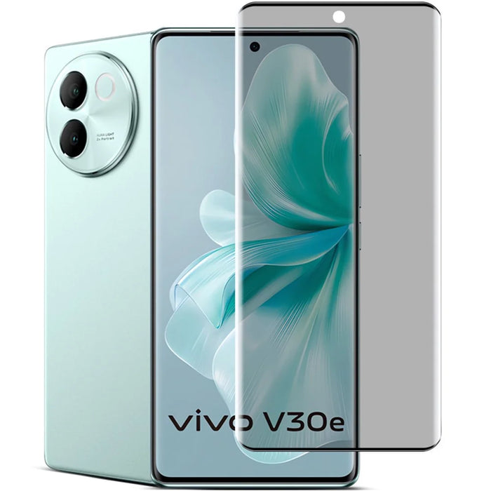 IMAK For vivo V30e 5G Privacy Screen Protector 3D Curved Tempered Glass Film (No Edge Version) - 1