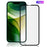 MOCOLO 25Pcs For iPhone 13 mini Screen Protector Silk Printing Tempered Glass Film - Black - 1
