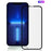 MOCOLO 25Pcs For iPhone 13 Pro Max Full Screen Protector Silk Printing Tempered Glass Film - Black - 1