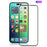 MOCOLO 25Pcs For iPhone 16 Pro Full Screen Protector Tempered Glass Silk Printing Edge - Black - 1