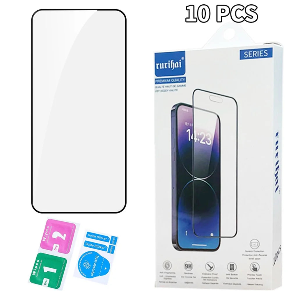 RURIHAI 10Pcs For Honor 200 Lite Screen Protector High Aluminum-Silicon Glass Film 9H Hardness - 5