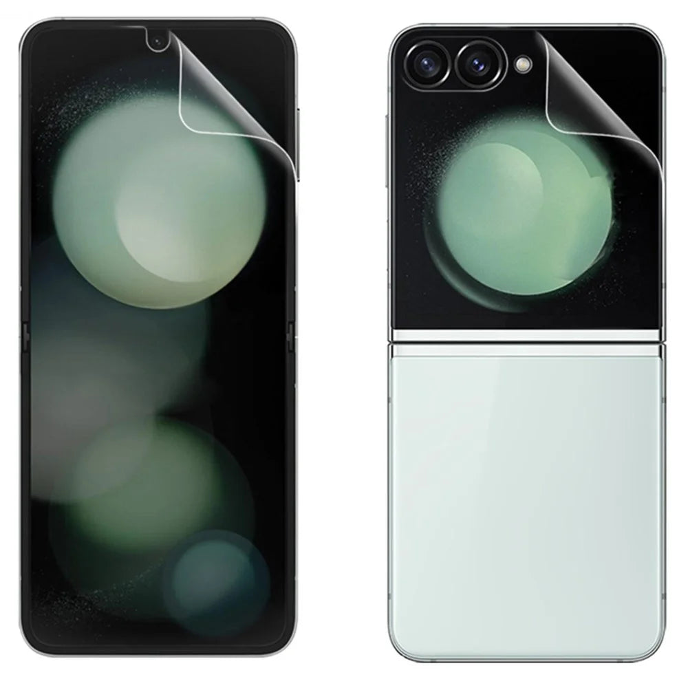 IMAK Hydrogel Film III For Samsung Galaxy Z Flip7 FE 5G / Z Flip6 5G Front + Rear Small Screen Protector TPU Film - 1