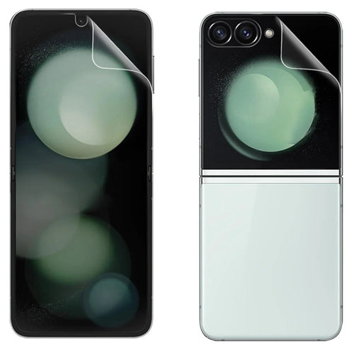 IMAK Hydrogel Film III For Samsung Galaxy Z Flip7 FE 5G / Z Flip6 5G Front + Rear Small Screen Protector TPU Film - 1