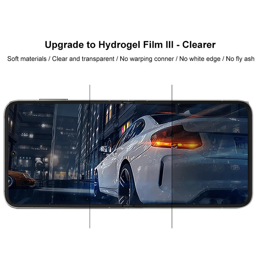 IMAK Hydrogel Film III For Samsung Galaxy Z Flip7 FE 5G / Z Flip6 5G Front + Rear Small Screen Protector TPU Film - 4