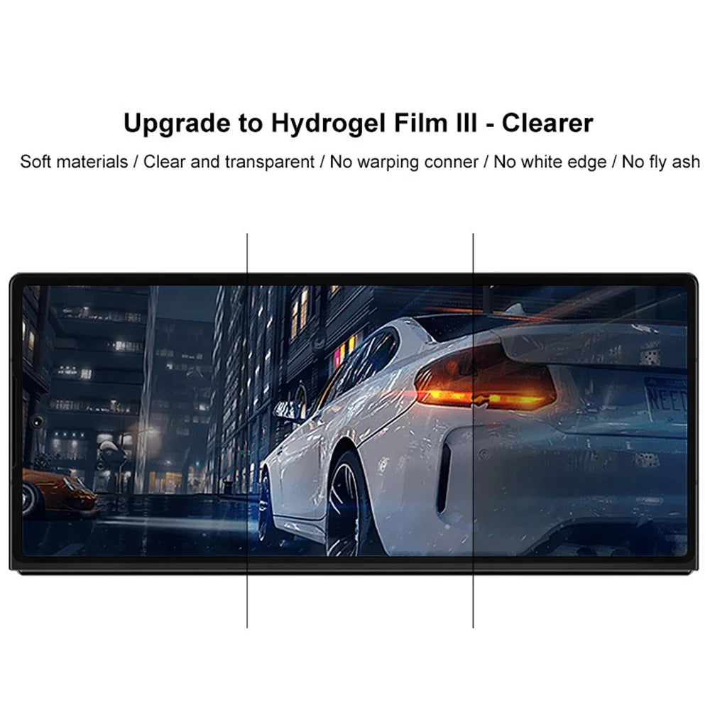 IMAK Hydrogel III Film For Samsung Galaxy Z Fold6 5G Soft TPU Screen Protector Set with Clear Outer, Inner Film - 4