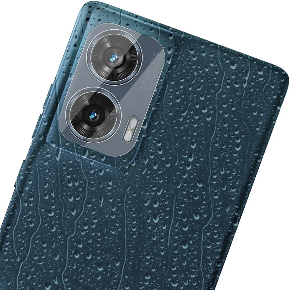 IMAK For Motorola Edge 50 Fusion 5G Tempered Glass Camera Lens Protector + Acrylic Lens Cap - 6