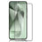 AMORUS For Samsung Galaxy S24 FE Full Screen Protector Silk Printing Tempered Glass Film - Black - 1