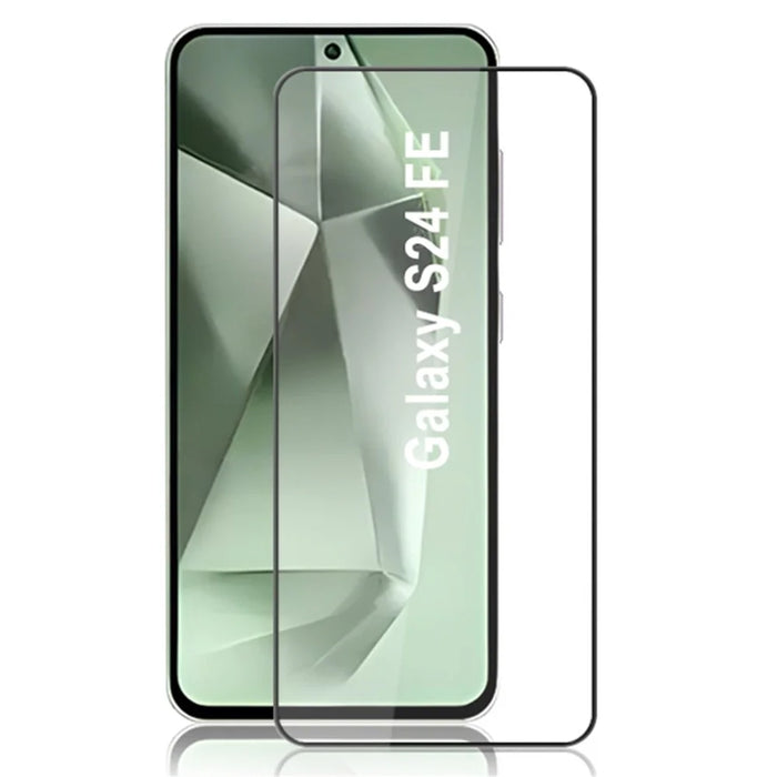 MOCOLO For Samsung Galaxy S24 FE Tempered Glass Full Screen Protector Silk Printing, Black - 1