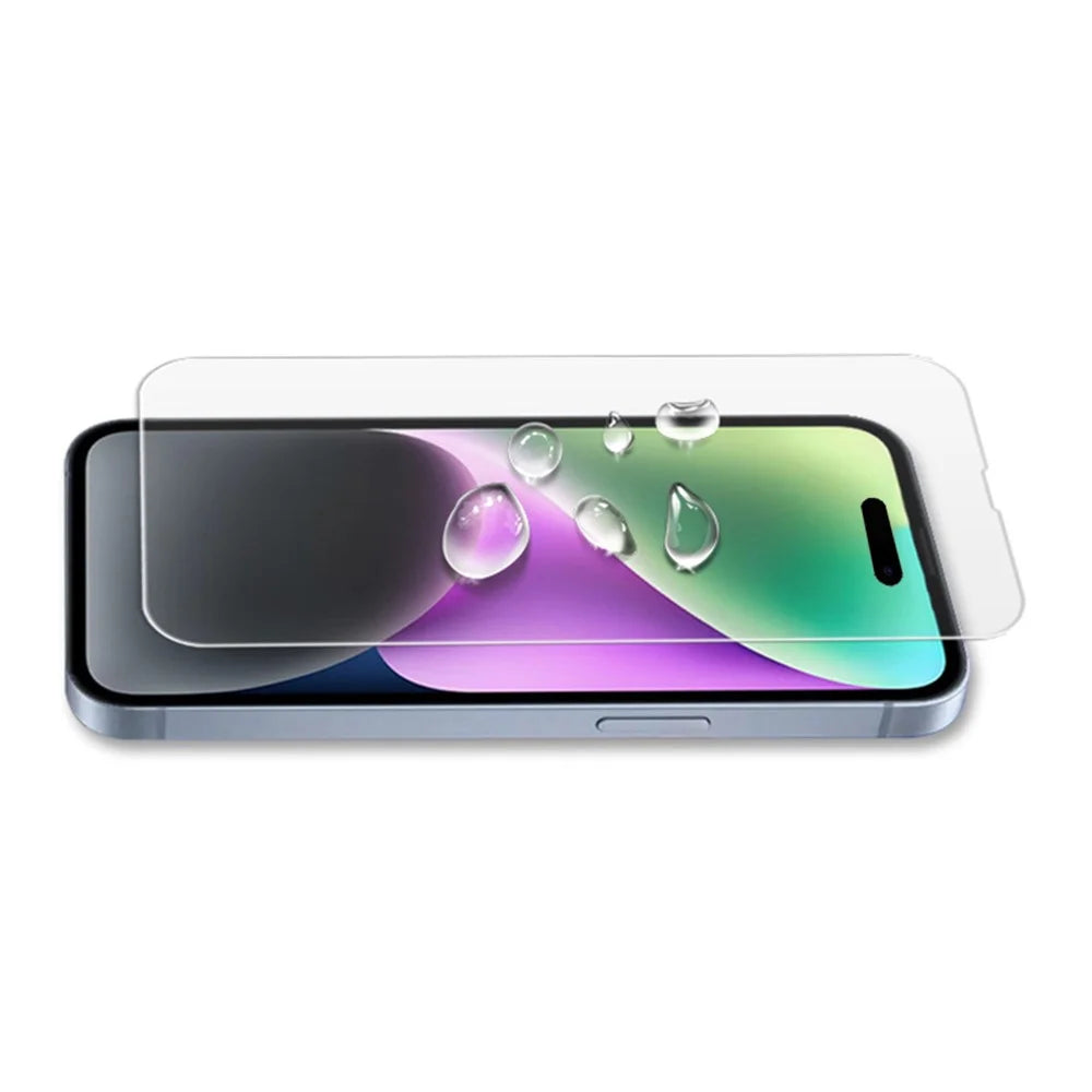 MOCOLO 50Pcs For iPhone 15 Screen Protector Tempered Glass Clear Film Not Full Coverage - 4