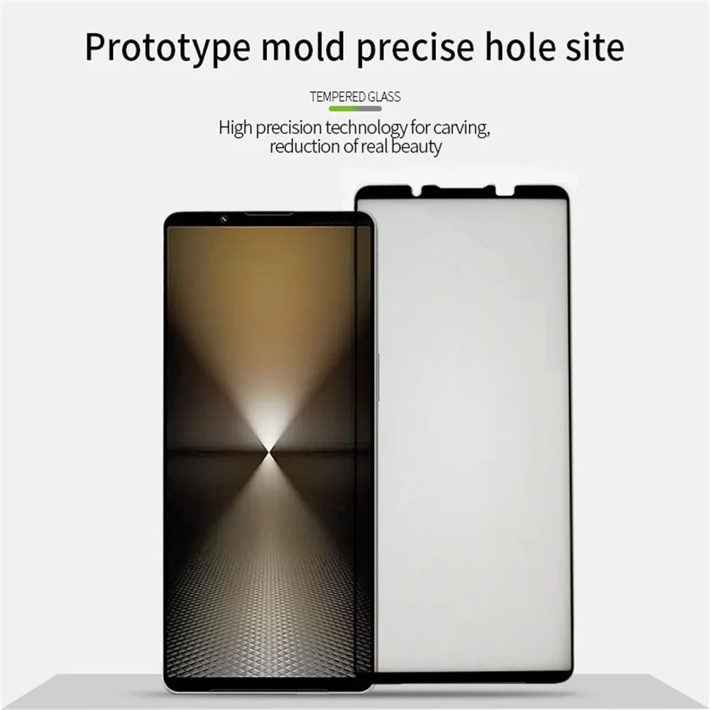 PINWUYO JK 3D Tempered Glass Film Series-2 for Sony Xperia 1 VI AGC Glass Screen Protector Full Glue - 6