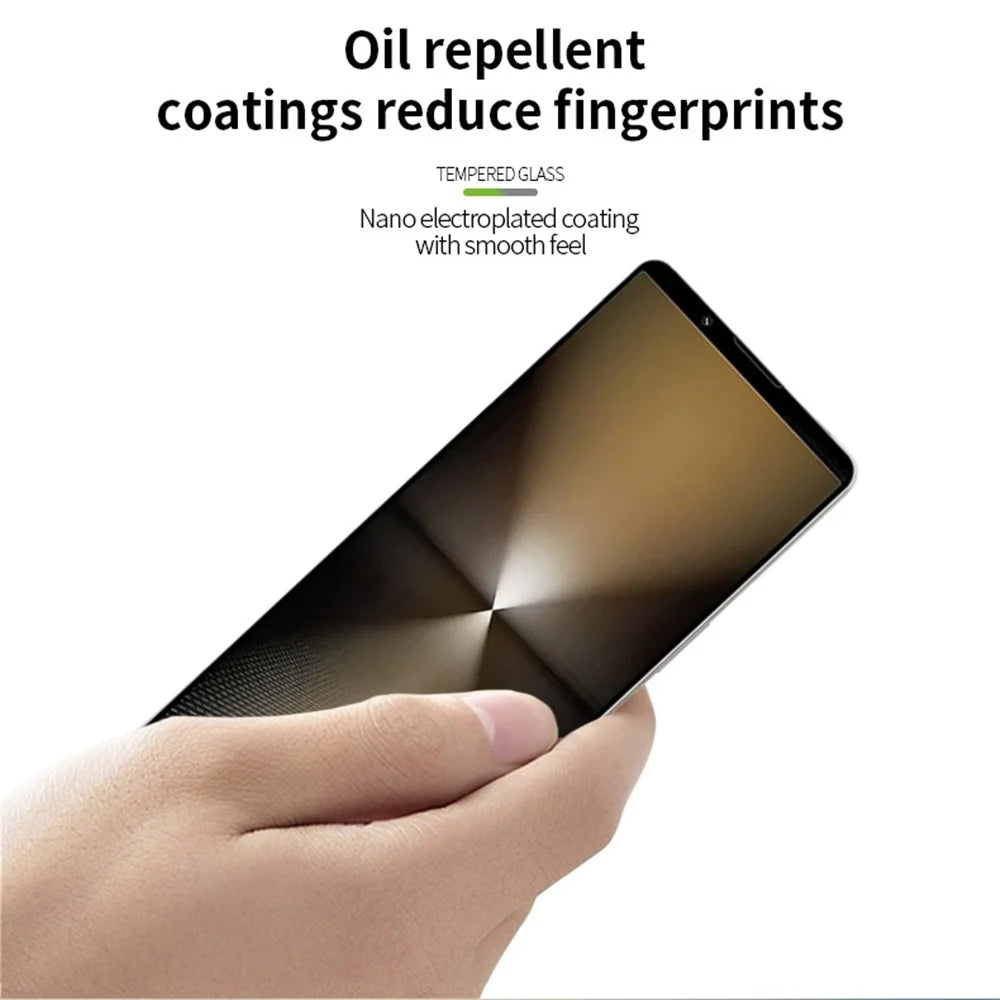 PINWUYO JK 3D Tempered Glass Film Series-2 for Sony Xperia 1 VI AGC Glass Screen Protector Full Glue - 7