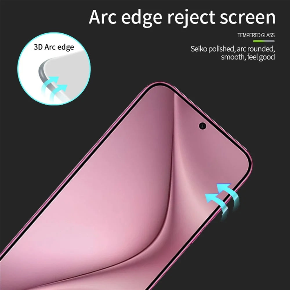 MOFI JK 3D Tempered Glass Film-1 for Huawei Pura 70 Screen Protector 3D Curved Edge Full Cover - 5