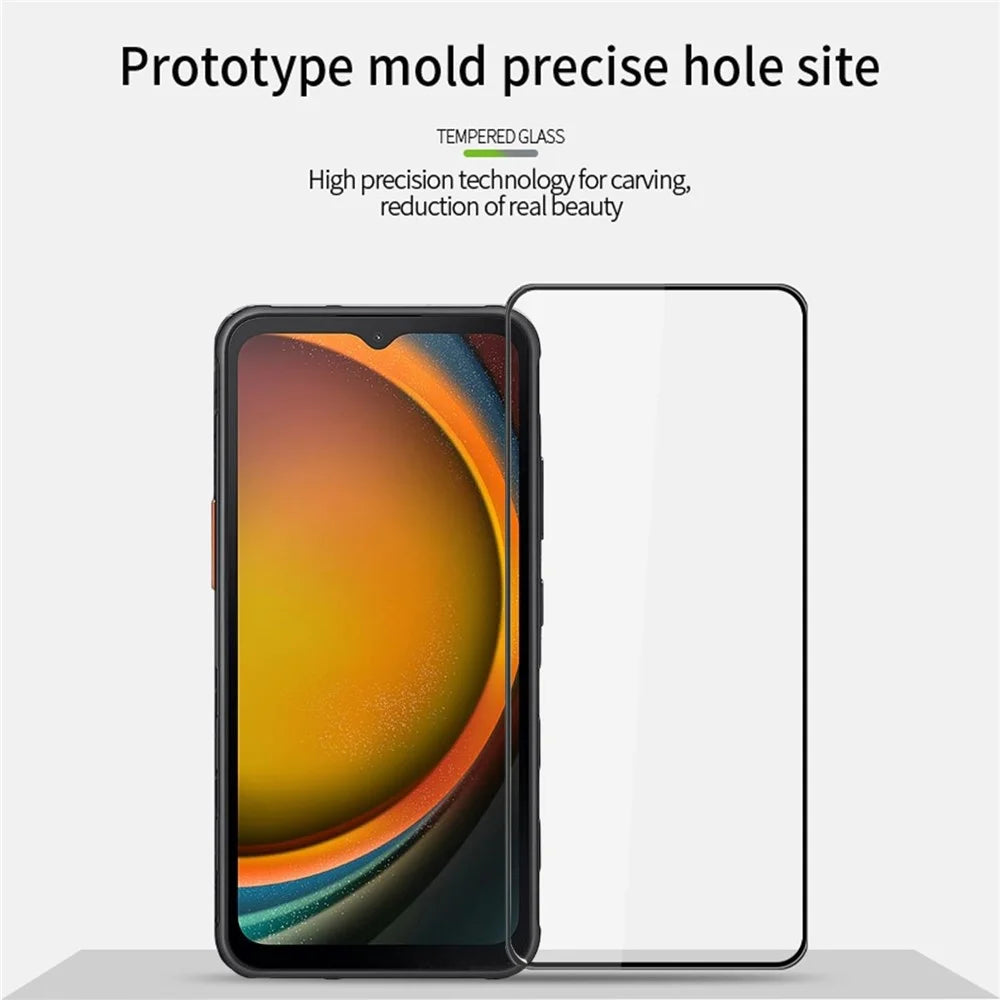 MOFI JK 3D Tempered Glass Film-1 for Samsung Galaxy Xcover7 Screen Protector 3D Curved Edge Clear Film - 6