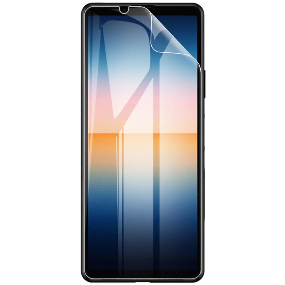 IMAK 2PCS Hydrogel Film III Phone Screen Protector for Sony Xperia 10 IV 5G, Full Glue HD Clear Soft TPU Protective Film - 4