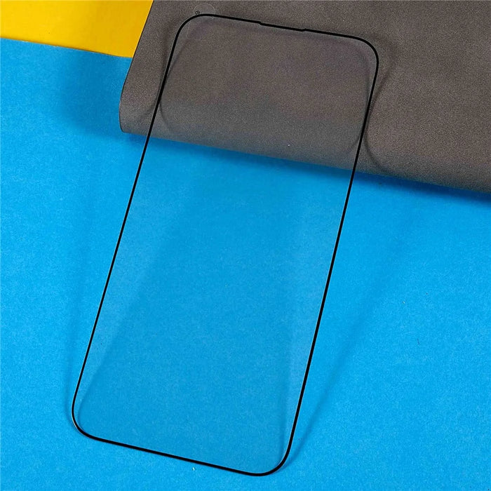 For iPhone 16 Full Screen Protector Silk Printing Tempered Glass Film - 3