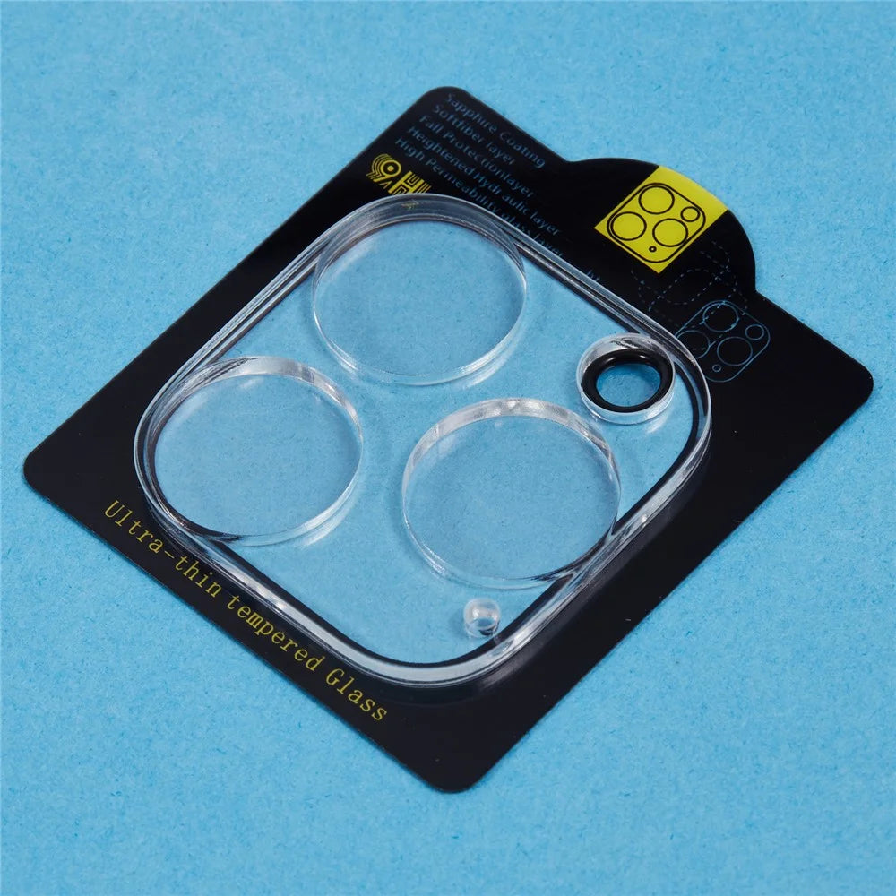 For iPhone 16 Pro / 16 Pro Max Camera Lens Protector Tempered Glass, HD Clear - 4
