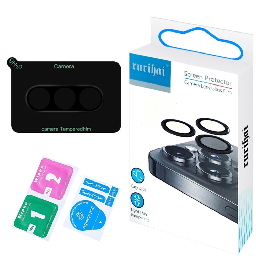 RURIHAI For Samsung Galaxy Z Fold6 5G Camera Lens Protector AR Ultra Clear High Aluminium-Silicon Glass Film - 5