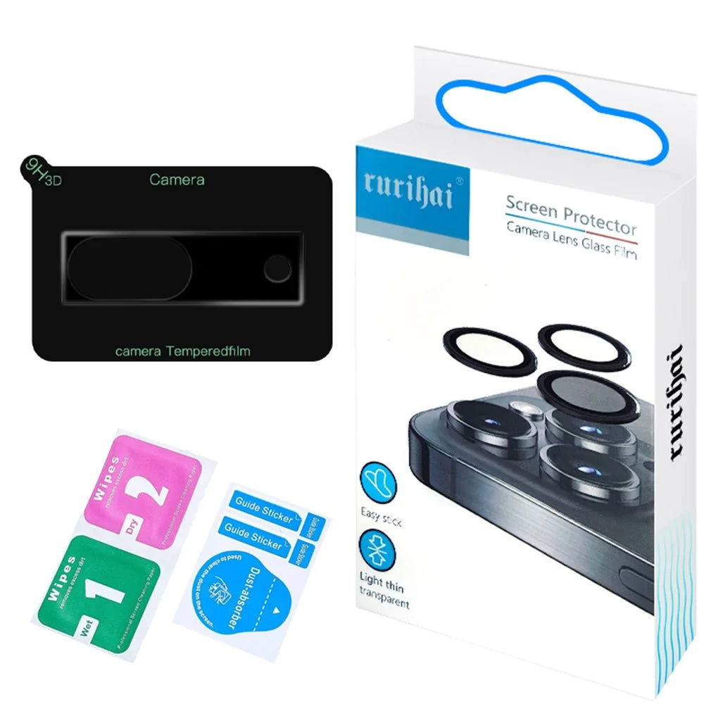 RURIHAI For Google Pixel 8a Camera Lens Protector AR Ultra Clear High Aluminium-Silicon Glass Film - 5