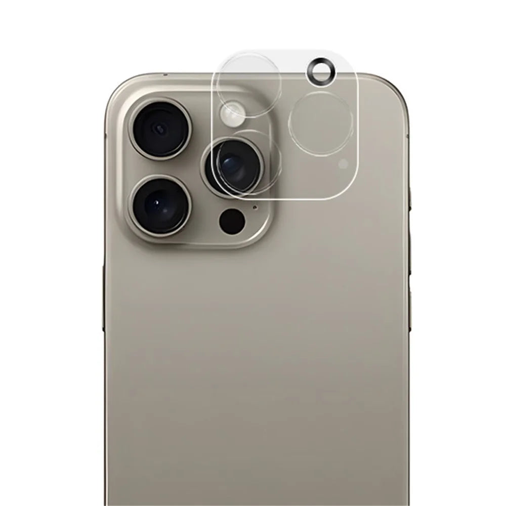 RURIHAI For iPhone 16 Pro / 16 Pro Max 3D Camera Lens Protector Anti-Scratch Rear Lens Film - 1