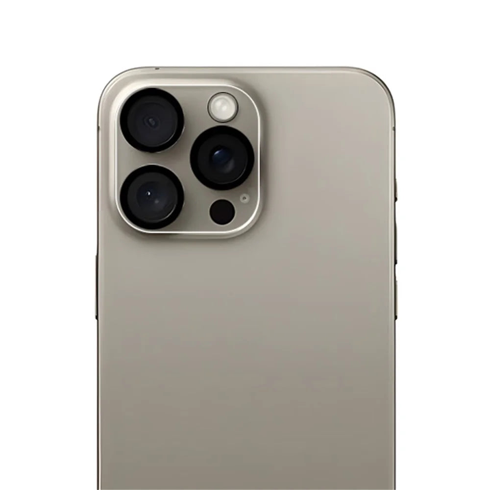 RURIHAI For iPhone 16 Pro / 16 Pro Max Camera Lens Protector Silk Printing Phone Lens Film - 2