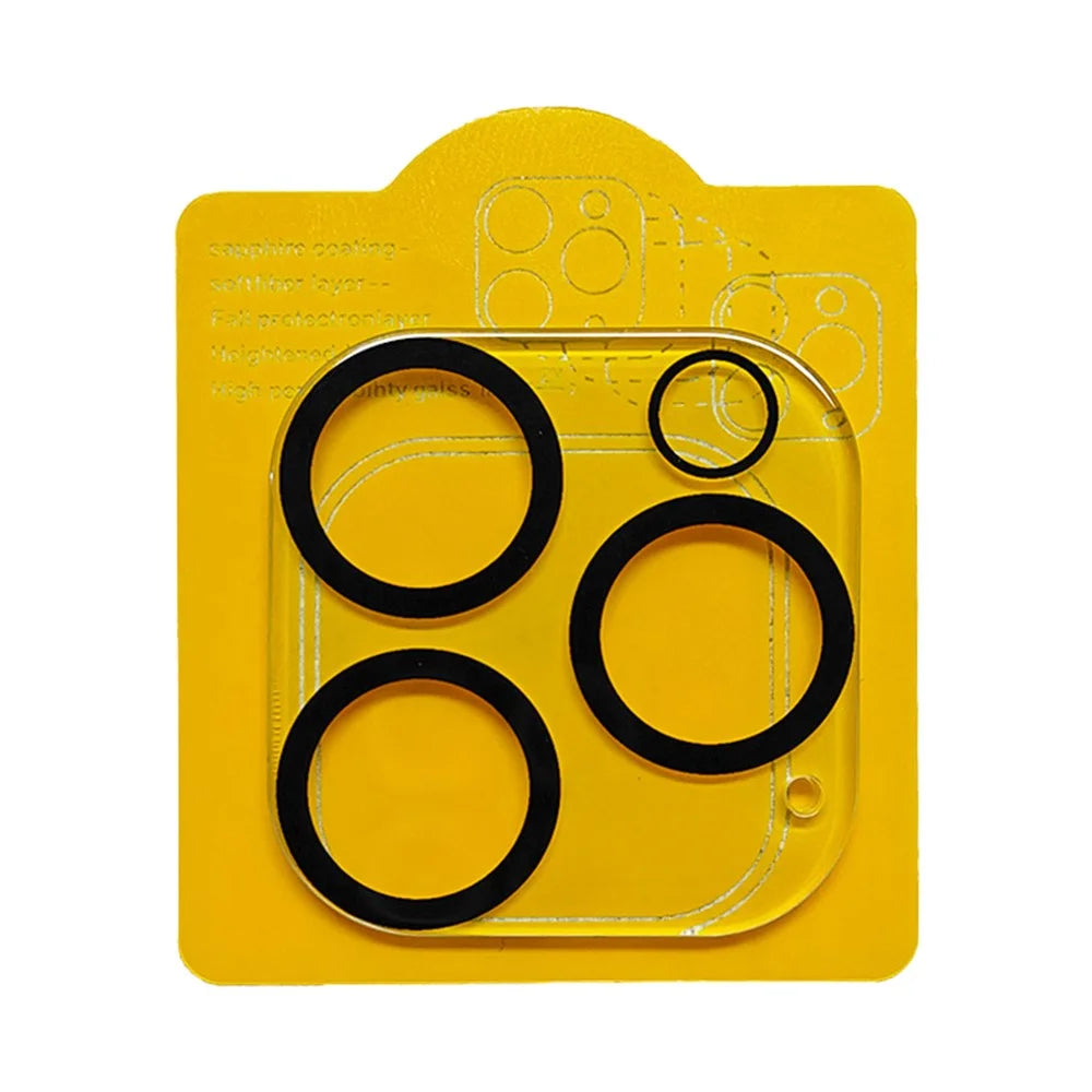 RURIHAI For iPhone 16 Pro / 16 Pro Max Camera Lens Protector Silk Printing Phone Lens Film - 3
