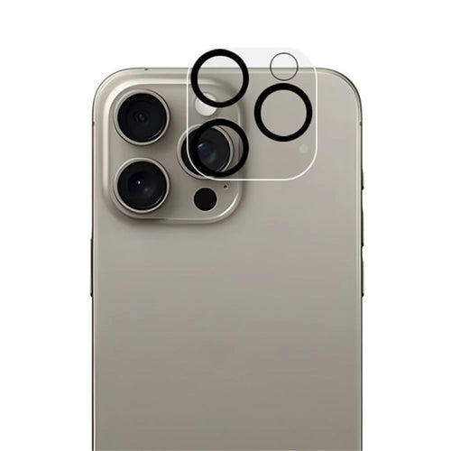 RURIHAI For iPhone 16 Pro Max / 16 Pro Camera Lens Protector Built-In 3 Night Circle Not Affect Night Shots - 1